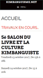 Mobile Screenshot of kimbanguisme.net