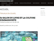 Tablet Screenshot of kimbanguisme.net